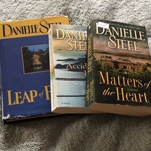Paperback Novel Bundle - Blue, Cream, Green Covers